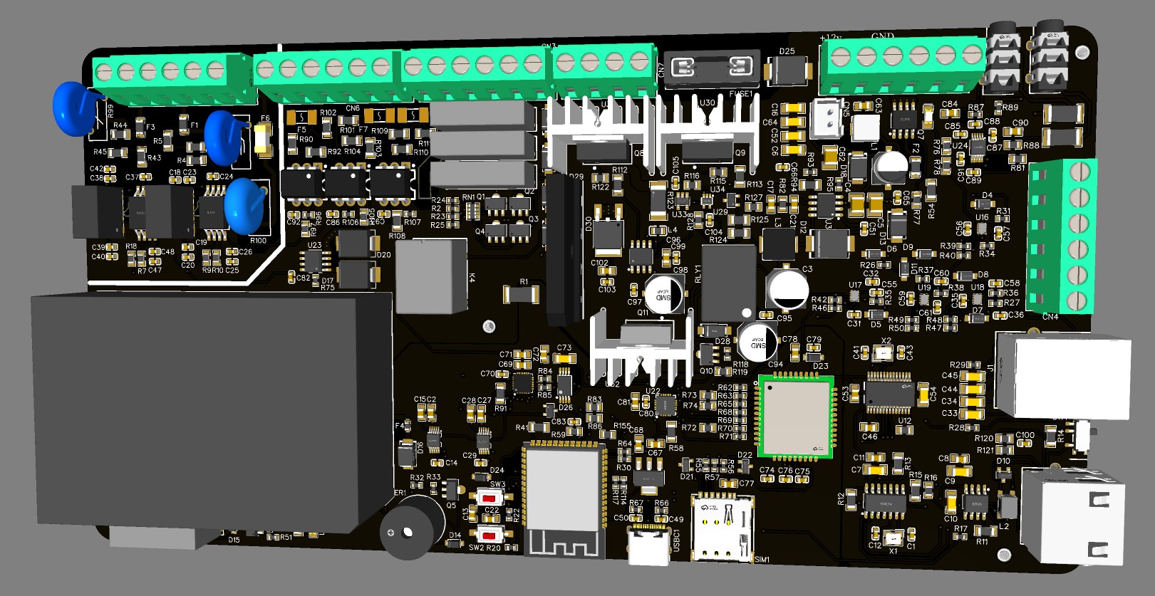 Control PCB background